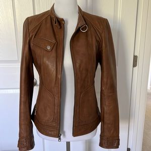 Marc New York Leather Moto Jacket